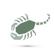 Illustration vector of zodiac Scorpio