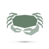 Illustration vector of zodiac Cancer
