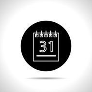 icon of calendar N21