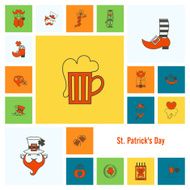 Saint Patricks Day Icon Set N112