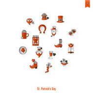 Saint Patricks Day Isolated Icon Set N70