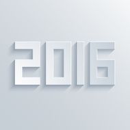 vector modern 2016 New Year background N5