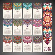 Calendar with mandalas N36