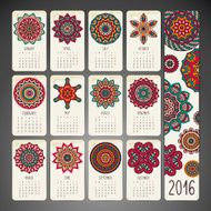 Calendar with mandalas N40