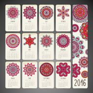 Calendar with mandalas N41