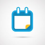 Vector Calendar Icon - blank N2