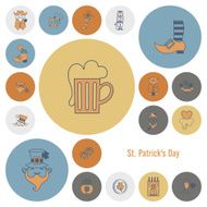 Saint Patricks Day Icon Set N121