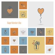 Happy Valentines Day Icons N48