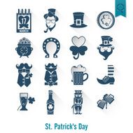 Saint Patricks Day Isolated Icon Set N84