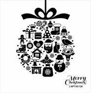 Christmas design icons set N10