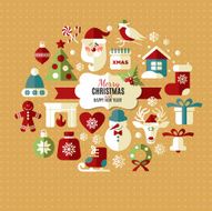 Christmas and new year background N22