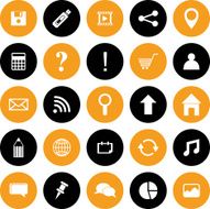 Universal Icon Set For Website &amp; Mobile N119