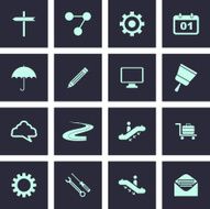 Universal Icon Set For Website &amp; Mobile N129