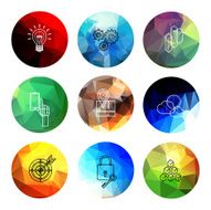 universal modern icons for web and mobile app N2