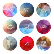 universal modern icons for web and mobile app N4