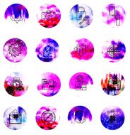 universal modern icons for web and mobile app N9