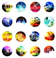 universal modern icons for web and mobile app N10