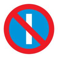 Regulatory sign - no parking N2