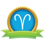 Gold Aries logo