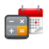 Calendar with calculator