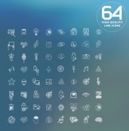 universal modern icons for web and mobile app N25