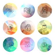 universal modern icons for web and mobile app N30