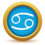 Gold Cancer icon