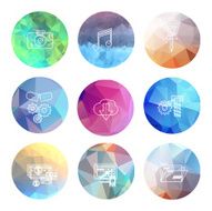 universal modern icons for web and mobile app N36