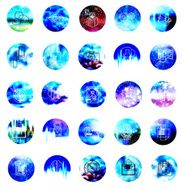 universal modern icons for web and mobile app N40