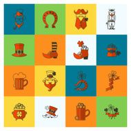 Saint Patricks Day Icon Set N132