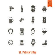 Saint Patricks Day Isolated Icon Set N89