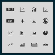 Business and Finance icon set Design N4