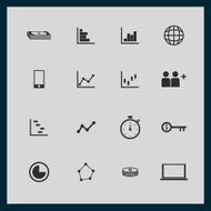 Business and Finance icon set Design N5