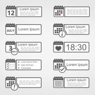 calendar icons N17