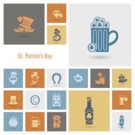 Saint Patricks Day Icon Set N158