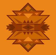 Ethnic ornamented element of pattern
