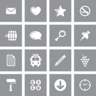 Universal Icon Set For Website &amp; Mobile N195