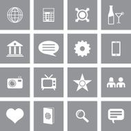 Universal Icon Set For Website &amp; Mobile N203