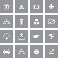 Universal Icon Set For Website &amp; Mobile N204