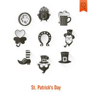 Saint Patricks Day Isolated Icon Set N103