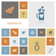 Happy Valentines Day Icons N98