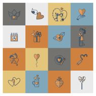 Happy Valentines Day Icons N111