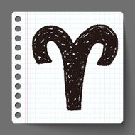 aries Constellation doodle N3