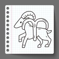 aries Constellation doodle N4