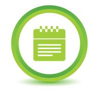 Green calendar icon