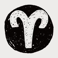 aries Constellation doodle N8