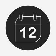 calendar line icon N19