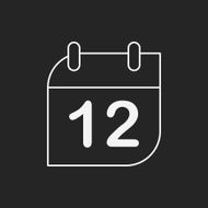calendar line icon N20