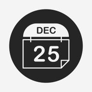 Christmas calendar icon N5