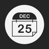 Christmas calendar icon N7